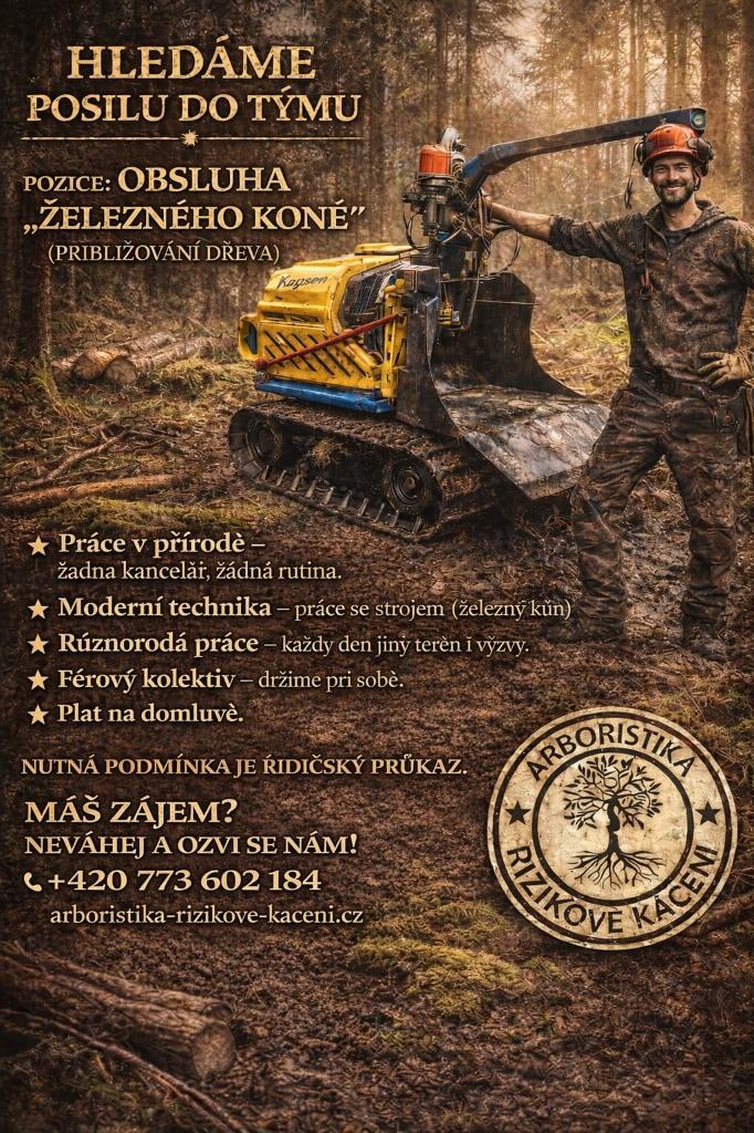 Leták – Hledáme posilu do týmu